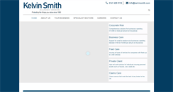 Desktop Screenshot of kelvinsmith.com